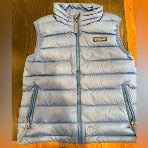 Kids Patagonia Blue Down Sweater Vest